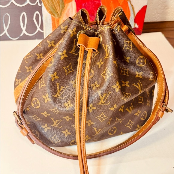 Louis Vuitton Petite Noe Brown Monogram Drawstring Bag - Picture 13 of 15